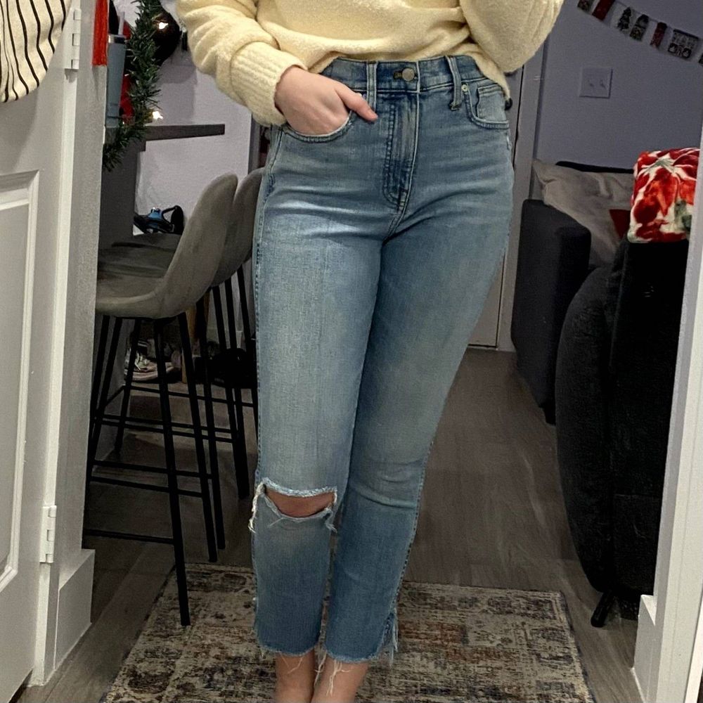 Madewell 10" High-Rise Skinny Crop Jeans (28)